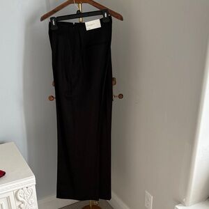Ann Taylor Elegant Black Wide Leg Pants